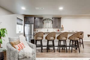 Terry Murphy Basement Remodel and Bathroom Remodel for holiday hosting