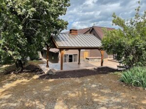 Patio design with pergola in Hamburg, PA