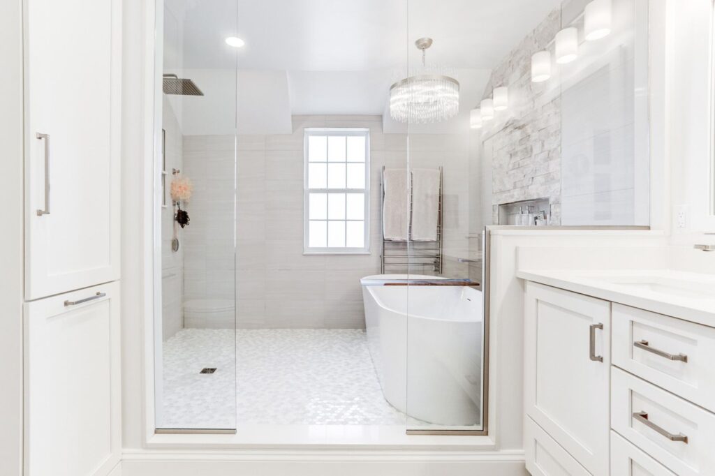A quality remodel in the bathroom of a Manheim home.
